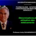 Dénominations et utilisation des médicaments 1