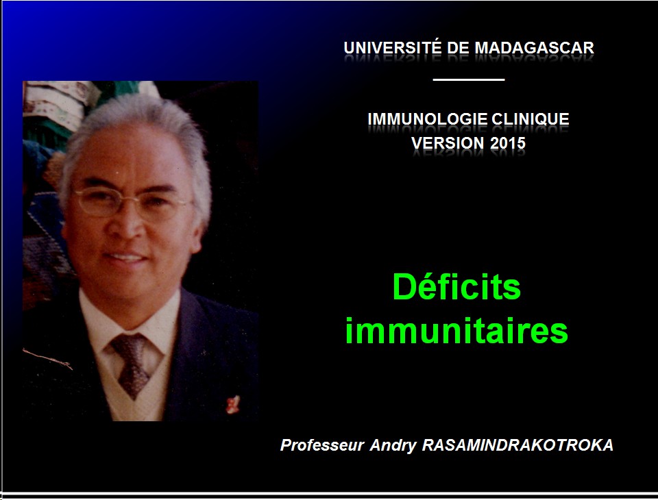 Images sélectionnées déficits immunitaires1