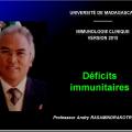 Images sélectionnées déficits immunitaires1