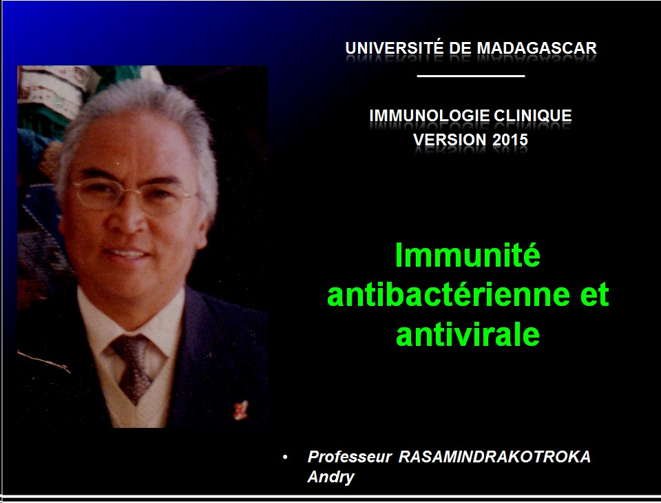 Images sélectionnées immunité antibactérienne et antivirale1