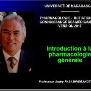Introduction à la pharmacologie 1