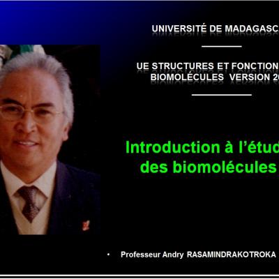 Biomolécules structures rôles et fonctions