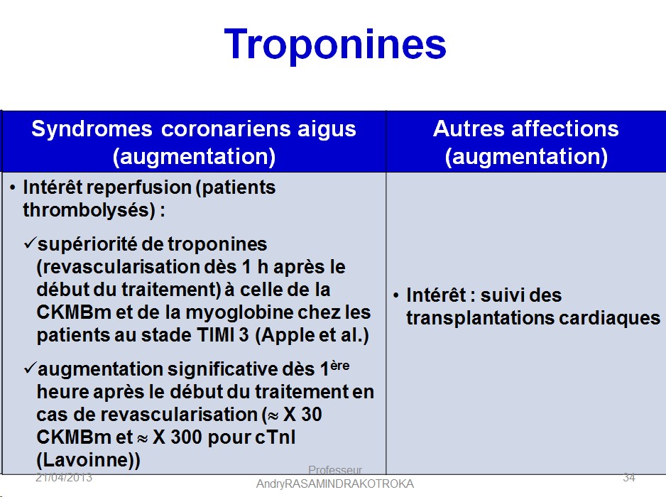 Marqueurs cardiaques 11