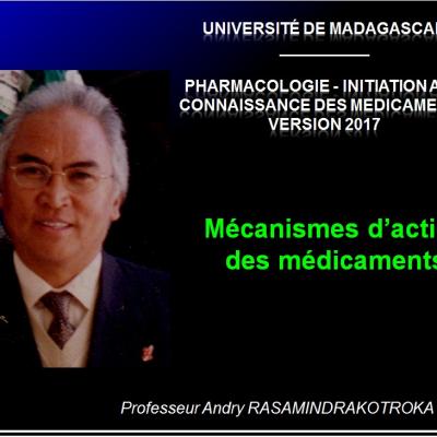 Pharmacologie - Initiation connaissance médicaments