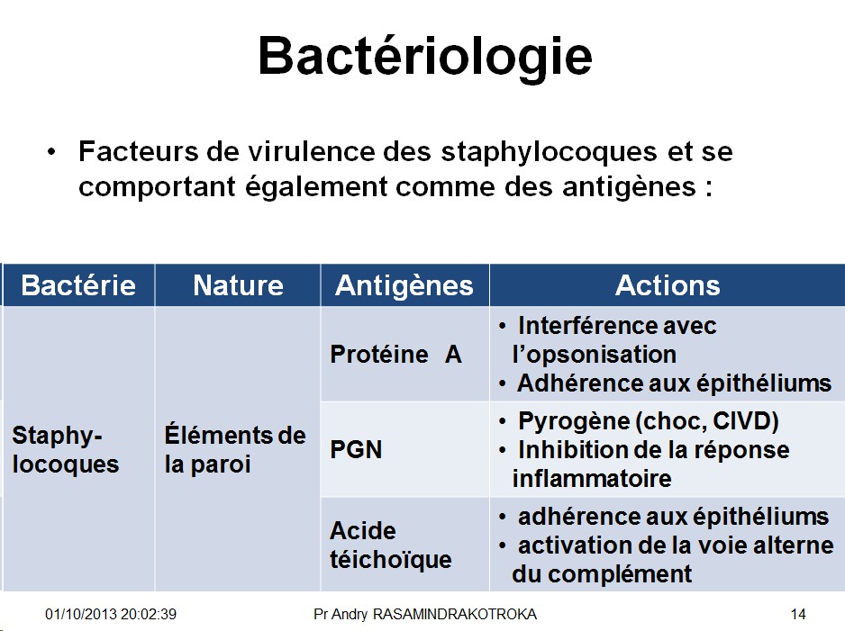 Staphylococcus et infections à staphylocoques 3