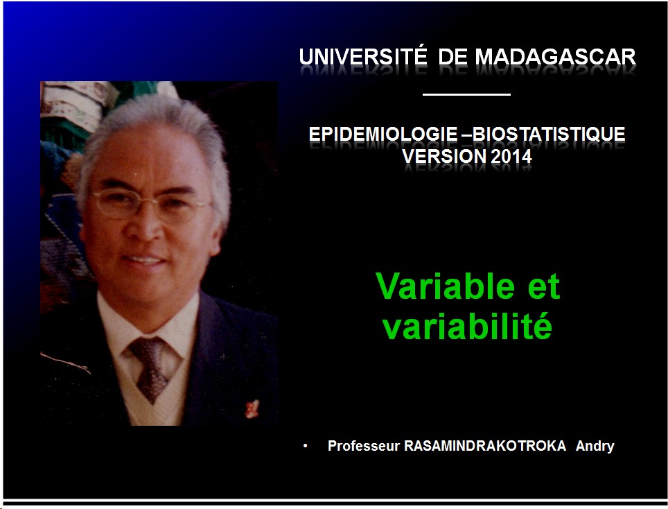 Variable - variabilité1